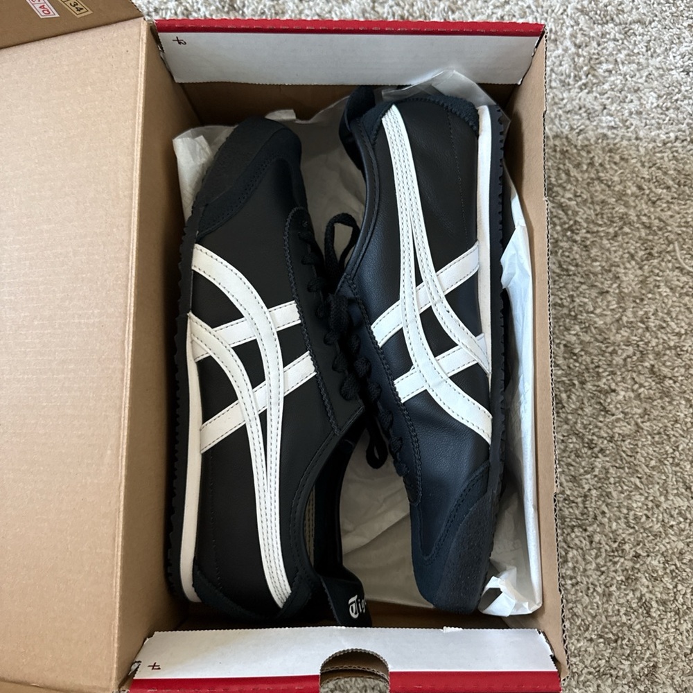 Onitsuka Tiger by Asics Women’s Black and White Sneakers